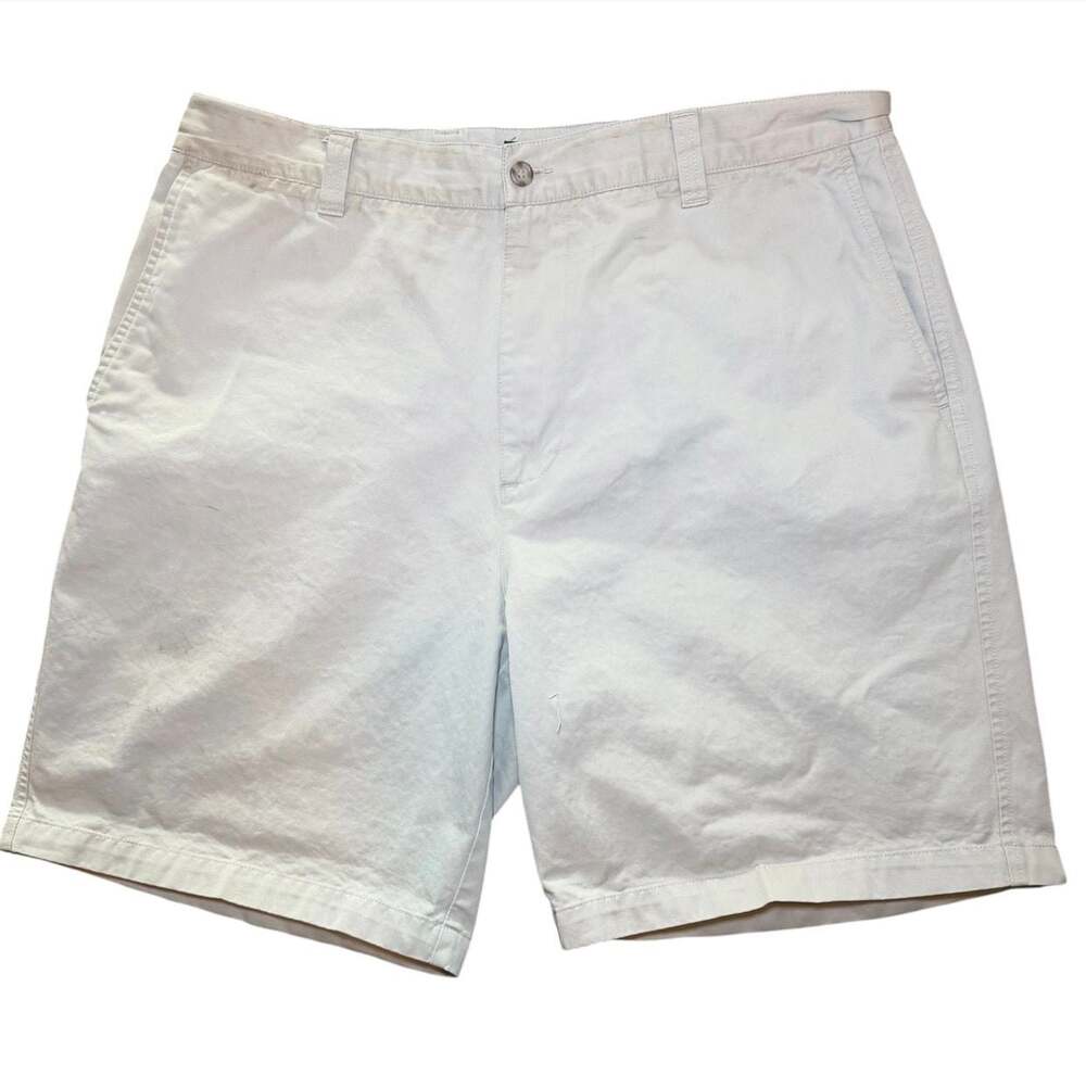Dockers Khaki Pants Mens W34 Classic Fit Beige Flat Front Cotton